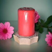 Dual Tone Pillar Candle