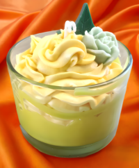 Custard Pudding Candle