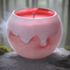 Rolly Polly Pink Candle