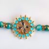 Rakhi - Blue Gem Circular Meenakari