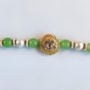 Rakhi - Green Meenakari Gemstone